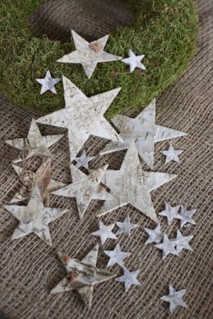 Holzsterne Birke Dekosterne Birkensterne Weihnachtsdeko Weihnachtssterne Sterne