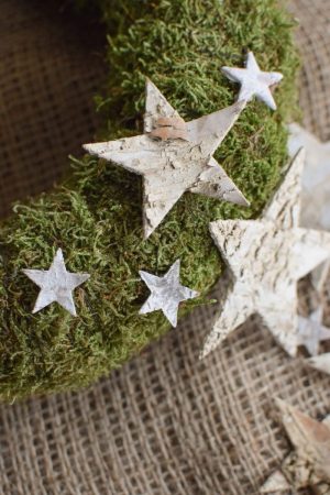 Holzsterne Birke Dekosterne Birkensterne Weihnachtsdeko Weihnachtssterne Sterne