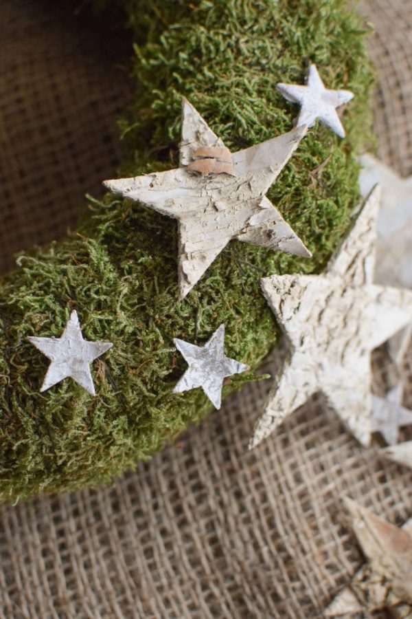 Holzsterne Birke Dekosterne Birkensterne Weihnachtsdeko Weihnachtssterne Sterne