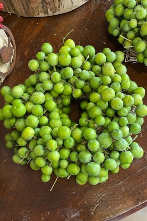 Kranz Früchtekranz Beerenkranz grün Herbstkranz Kränze im Mrs greenery shop bestellen kaufen