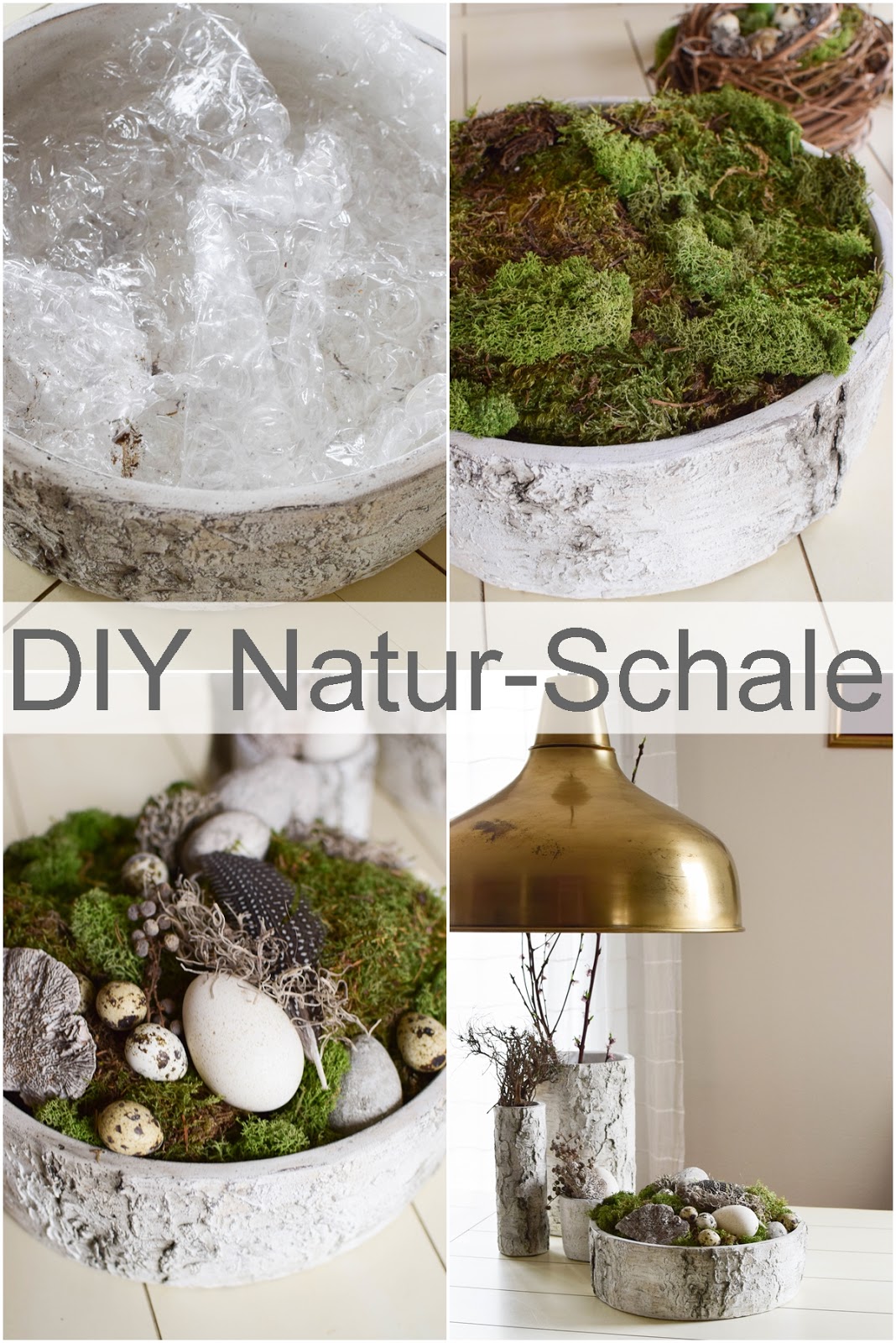 DIY Frühlingsschale für euren Tisch | DIY, Blumen & Naturdeko