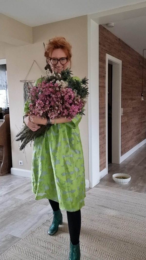 Chamelaucium Wachsblume frisch Kranz Kranzbinden Blume Blumen weiß rosa kreativsein im Mrs Greenery Shop bestellen kaufen