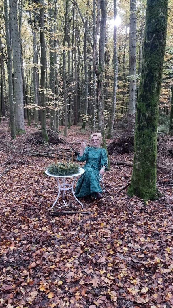 DIY Kreativ-Set Adventskranz Kranz Kränze selberbinden Advent Sparkling funkelnd grüner Adventskranz Trockenblumen grün Wintergrün im Mrs Greenery Shop bestellen Greenery Adventskränze bio selber binden oder stecken