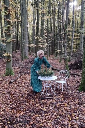 DIY Kreativ-Set Adventskranz Kranz Kränze selberbinden Advent Sparkling funkelnd grüner Adventskranz Trockenblumen grün Wintergrün im Mrs Greenery Shop bestellen Greenery Adventskränze bio selber binden oder stecken