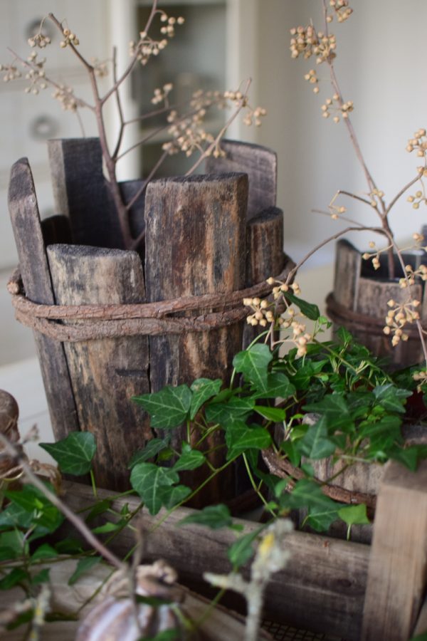 Holz Vase Übertopf aus Holz Treibholz Naturtopf Schale Vase im Mrs Greenery Shop bestellen