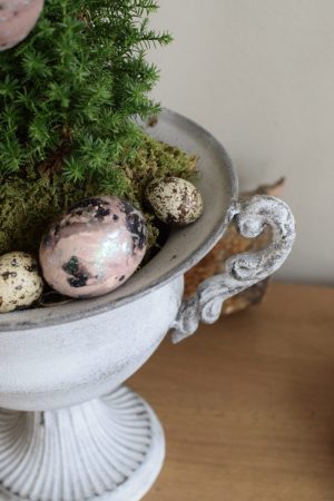 Amphore Antik Pokal zum Dekorieren. Gefäß Vase Deko Naturdeko Topf