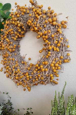 Fertigkranz Beerenkranz Dekoidee Kranz Kränze herbstlich dekorieren im Mrs Greenery Shop bestellen kaufen