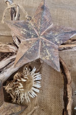 Holzanhänger Stern Weihnachtsanhänger Weihnachtsdeko Holzstern Dekoidee im Mrs Greenery Shop bestellen kaufen