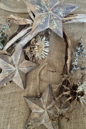 Holzanhänger Stern Weihnachtsanhänger Weihnachtsdeko Holzstern Dekoidee im Mrs Greenery Shop bestellen kaufen