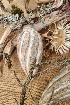 Holzanhänger Zapfen Weihnachtsanhänger Weihnachtsdeko Holzzapfen Dekoidee im Mrs Greenery Shop bestellen kaufen