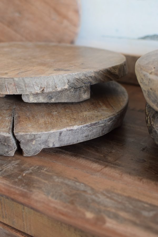 Antike Holz-Untersetzer Untersetzer antikholz altholz für Küche und Pflanzen Deko für die Landhausküche jetzt im Mrs Greenery Shop bestellen kaufen