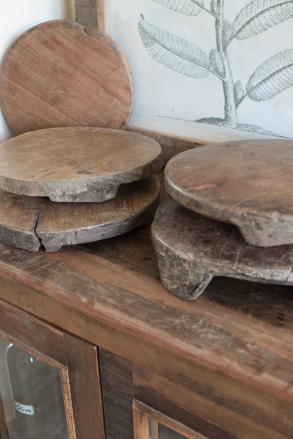 Antike Holz-Untersetzer Untersetzer antikholz altholz für Küche und Pflanzen Deko für die Landhausküche jetzt im Mrs Greenery Shop bestellen kaufen
