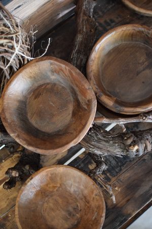 Antike Holzschale Mini klein Dekoschale Holz Naturdeko im Mrs Greenery Shop bestellen