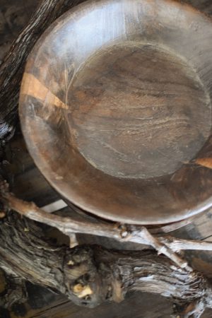 Antike Holzschale Mini klein Dekoschale Holz Naturdeko im Mrs Greenery Shop bestellen