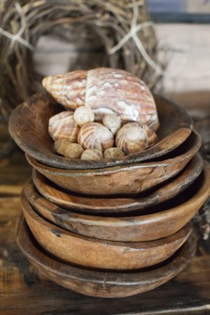Antike Holzschale Mini klein Dekoschale Holz Naturdeko im Mrs Greenery Shop bestellen