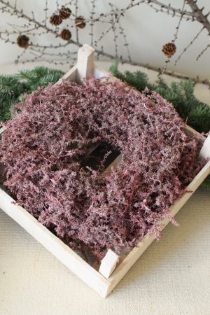 Asparagus Kranz gewachst rot asparaguskranz trockenblumen kranz kränze im Mrs Greenery Shop bestellen