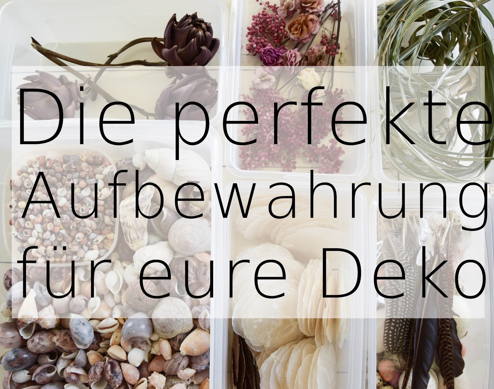 Die beste und perfekte Aufbewahrung fr eure Deko ... besser gehts echt  nicht! | DIY, Blumen & Naturdeko | Mrs Greenery
