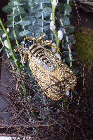 Perlenhänger Anhänger Biene Hummel Wespe Deko dekoidee im Mrs Greenery Shop bestellen kaufen