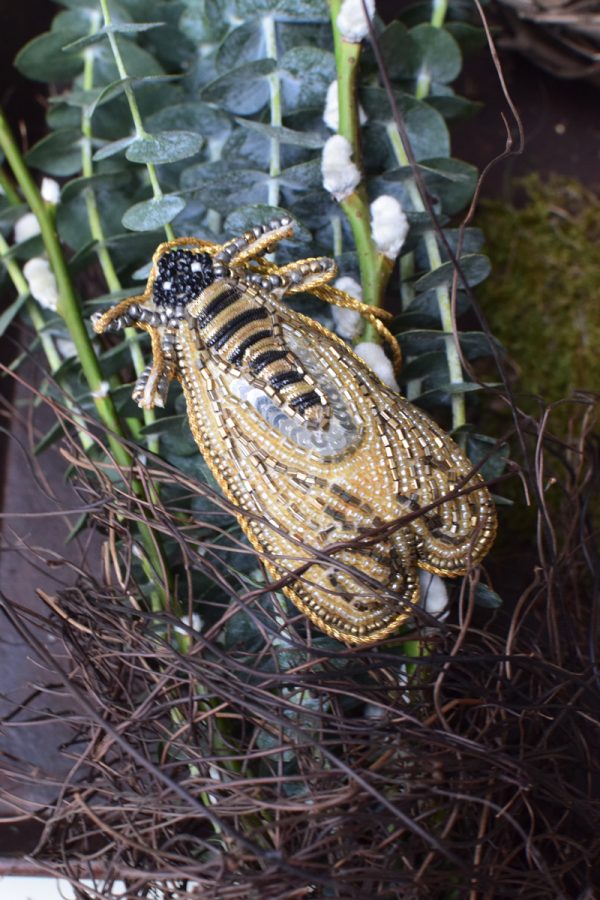 Perlenhänger Anhänger Biene Hummel Wespe Deko dekoidee im Mrs Greenery Shop bestellen kaufen