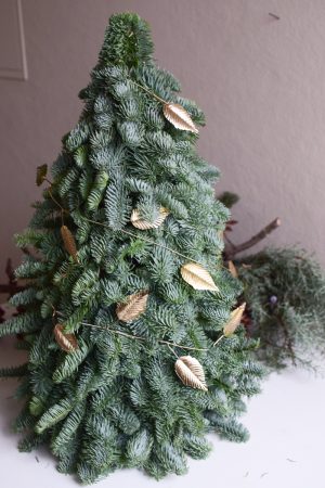 Blätter Girlande Gold Metalldeko Metallgirlande goldig Dekoidee im Mrs Greenery Shop bestellen kaufen