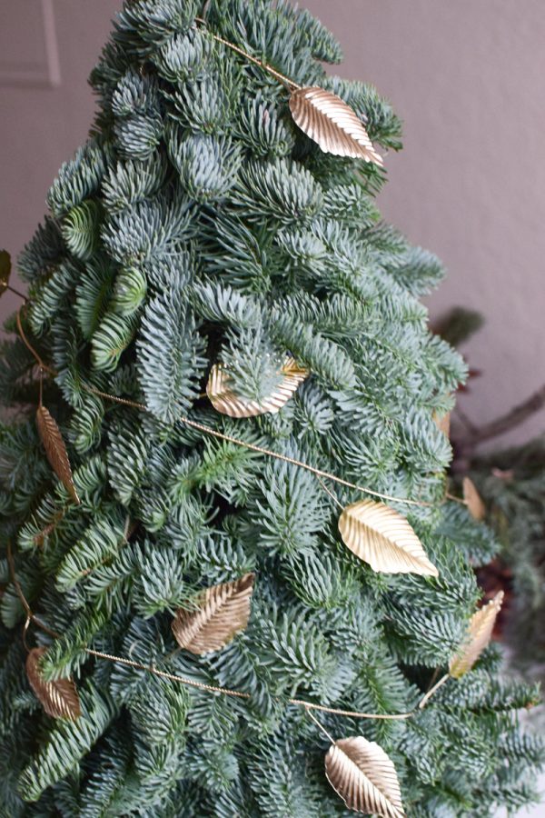 Blätter Girlande Gold Metalldeko Metallgirlande goldig Dekoidee im Mrs Greenery Shop bestellen kaufen