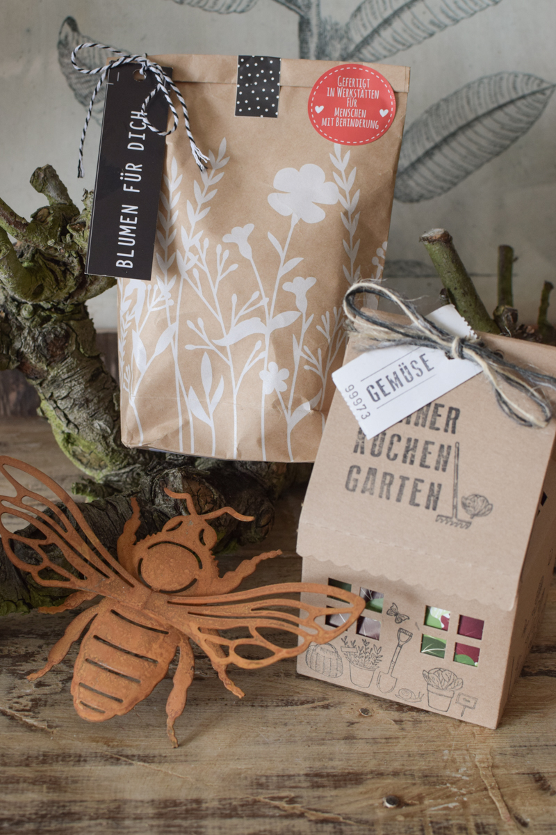 Geschenkidee Samen Blumensamen Kräutersamen Garten Küchengarten Küchenkräuter im Mrs Greenery Shop bestellen kaufen