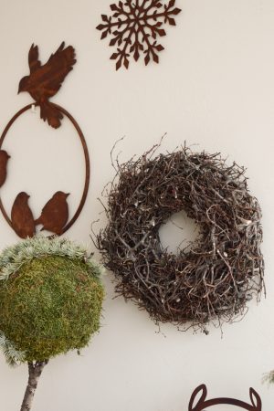 Bonsaikranz Kranz Kränze fertig gebunden Dekokranz Wanddeko Naturkranz aus Zweigen im Mrs Greenery Shop bestellen kaufen