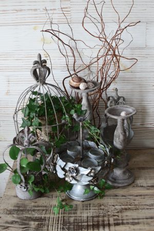 Deko Dekoidee Sideboard natürlich dekorieren Metalldeko Tischdeko Deko Vintage Mrs Greenery Shop