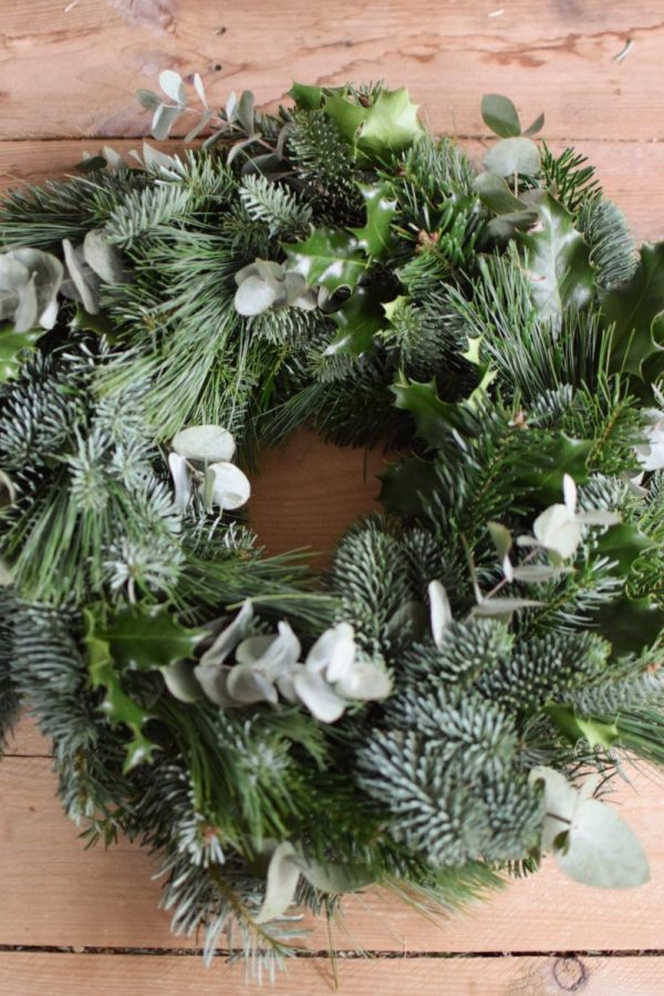 DIY Adventskranz Kreativ-Set zum selberbinden selbermachen Kranz Kränze Weihnachten Winter Advent Kreativsein 40 cm Durchmesser