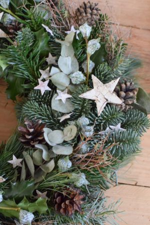 DIY Adventskranz Kreativ-Set zum selberbinden selbermachen Kranz Kränze Weihnachten Winter Advent Kreativsein 40 cm Durchmesser