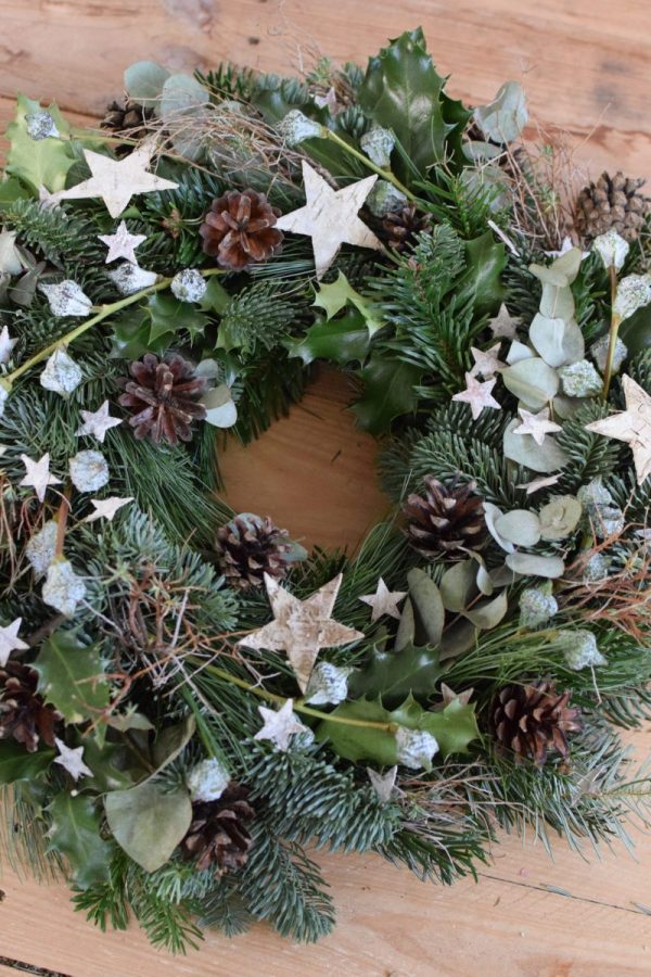 DIY Adventskranz Kreativ-Set zum selberbinden selbermachen Kranz Kränze Weihnachten Winter Advent Kreativsein 40 cm Durchmesser