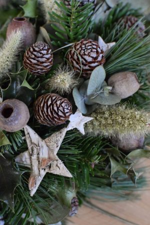 DIY Adventskranz Kreativ-Set zum selberbinden selbermachen Kranz Kränze Weihnachten Winter Advent Kreativsein 40 cm Durchmesser