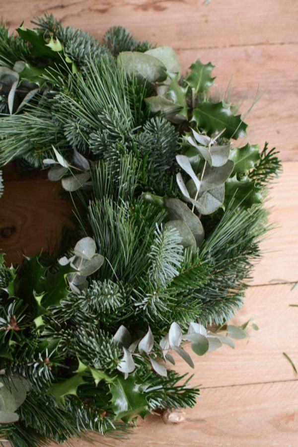 DIY Adventskranz Kreativ-Set zum selberbinden selbermachen Kranz Kränze Weihnachten Winter Advent Kreativsein 40 cm Durchmesser
