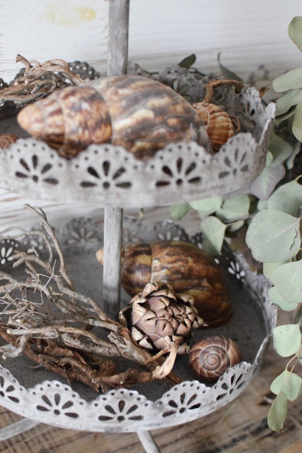 Etagere aus Metall mit 3 Ebenen Etagen Metalldeko deko Dekoidee metall Mrs Greenery Shop
