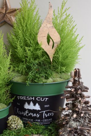 Metallkerze antikgold metall Kerzenstecker Metallstecker Adventsdeko Weihnachtsdeko Advent im Mrs Greenery Shop bestellen