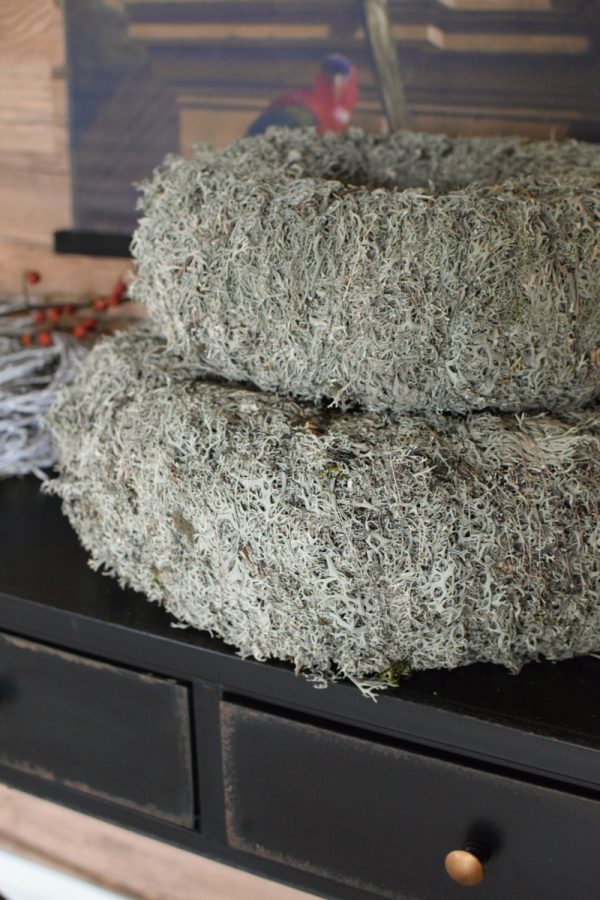 Flechtenkranz groß: 40 und 50 cm Durchmesser. Fertigkranz. Kranz aus Flechten gebunden. Winterkranz Fertigkranz Kränze im Mrs Greenery Shop bestellen