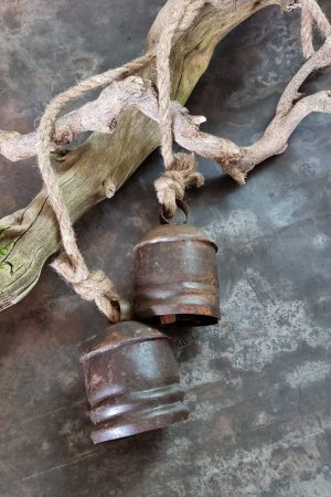 Glocken aus Metall Dekoglocken Metalldeko Weihnachtsdeko rustikal Juteseil Herbstdeko im Mrs Greeners shop bestellen kaufen