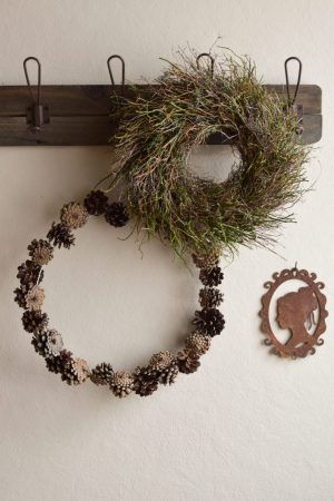 Greenery Kranz aus Euphorbia und Heidelbeere Kranzbinden mit Mrs Greenery Kreativ-Set online-Workshop