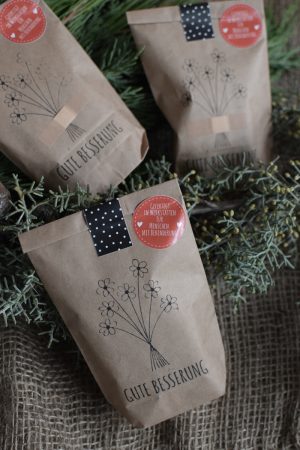 Gute Besserung Geschenkidee Geschenkbox Geschenk im Mrs Greenery Shop bestellen