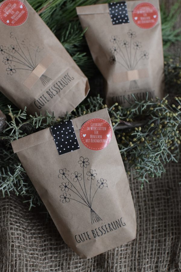 Gute Besserung Geschenkidee Geschenkbox Geschenk im Mrs Greenery Shop bestellen