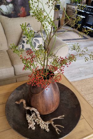 Hagebuttenzweig mini Ast Zweig Hagebutte grün Herbstdeko Deko Dekoidee Herbst im Mrs Greenery Shop bestellen kaufen