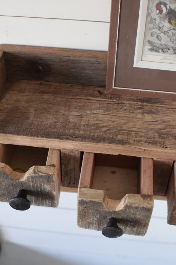 Hängekästchen Hängekasten Vintage Holzregal Küche Diele zur Aufbewahrung Dekoidee Deko Regal im Mrs Greenery Shop bestellen