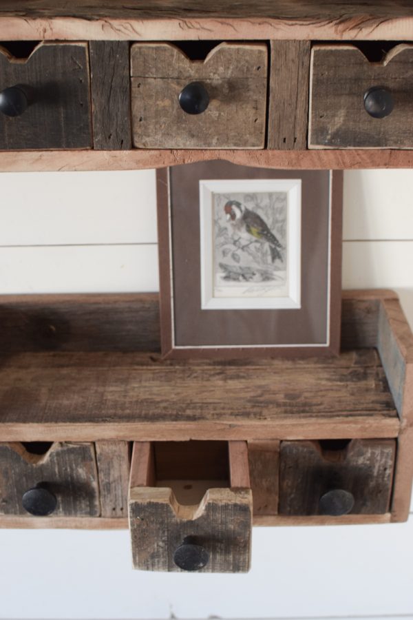 Hängekästchen Hängekasten Vintage Holzregal Küche Diele zur Aufbewahrung Dekoidee Deko Regal im Mrs Greenery Shop bestellen