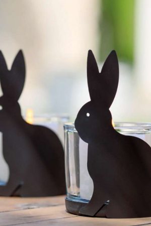 Hase mit Glas klein