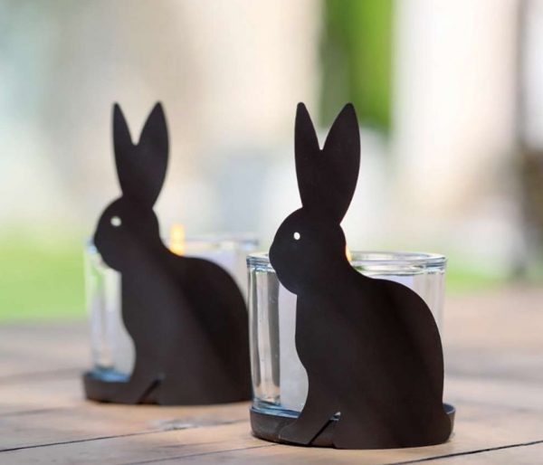Hase mit Glas klein