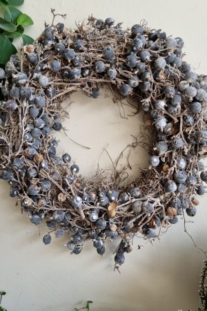 Fertigkranz Beerenkranz Dekoidee Kranz Kränze herbstlich dekorieren im Mrs Greenery Shop bestellen kaufen