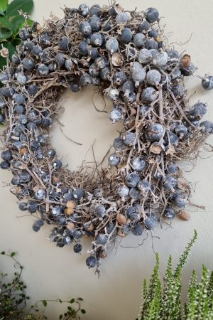 Fertigkranz Beerenkranz Dekoidee Kranz Kränze herbstlich dekorieren im Mrs Greenery Shop bestellen kaufen