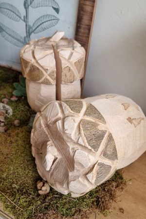 Holzdeko Eichel Dekoidee Naturdeko Pilz handarbeit Dekoeichel Dekopilz Herbstdeko Winterdeko im Mrs Greenery Shop bestellen kaufen