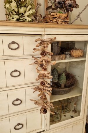 Treibholz Girlande Anhänger Holzdeko Naturdeko Zapfen im Mrs Greenery Shop bestellen kaufen