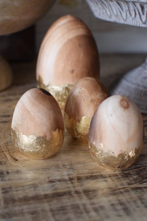 Holzeier Ostereier aus Holz Ostern Eier Osterdeko Naturdeko österlich dekorieren Dekoidee Deko im Mrs Greenery Shop bestellen